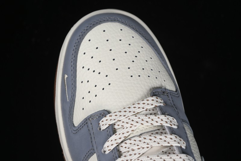 Nike SB Dunk Low Levi's Collaboration - White Grey Brown Anniversary Customized Low-Top Casual Sneakers - JH8310-958