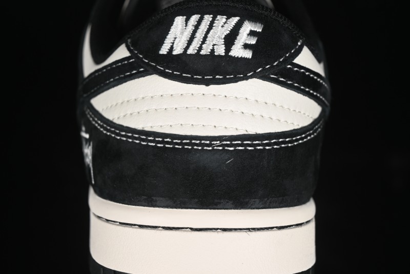 Nike SB Dunk Low Stussy Collaboration - Black Wukong Anniversary High-End Custom Low-Top Casual Sneakers - XX2025-555