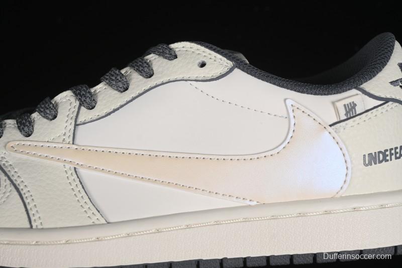 Nike Travis Scott x Fragment Design x Air Jordan 1 Low OG SP AJ1 Casual Sneakers - DM7866-018