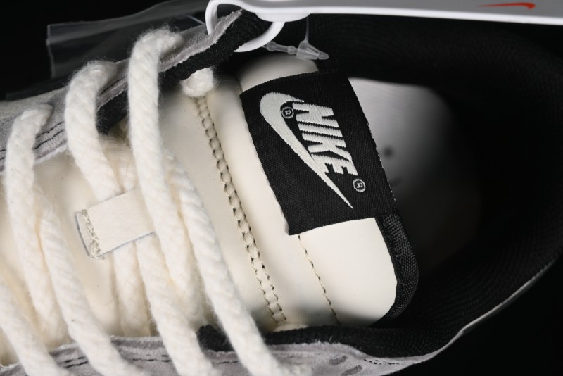 Nike SB Dunk Low KAWS Series - Grey White Black Swoosh Anniversary High-End Custom Low-Top Casual Skate Shoes - MM1089-015