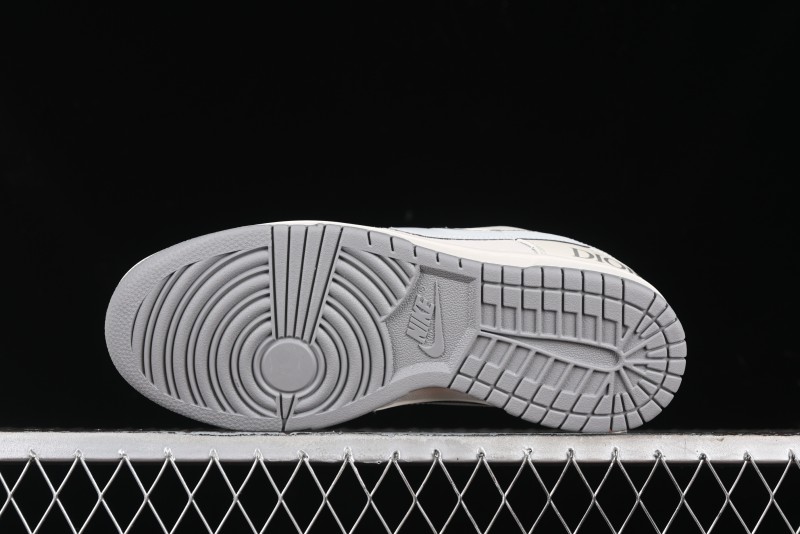 Nike SB Dunk Low Dior Collection - Beige Grey Blue Hook Anniversary High-End Custom Low-Top Casual Sneakers - XD6188-042