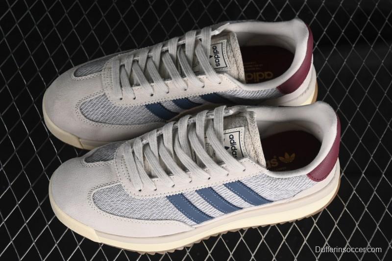 Adidas Originals SL 72 Retro Running Shoes with Nylon Upper and Rubber Outsole - JI2500