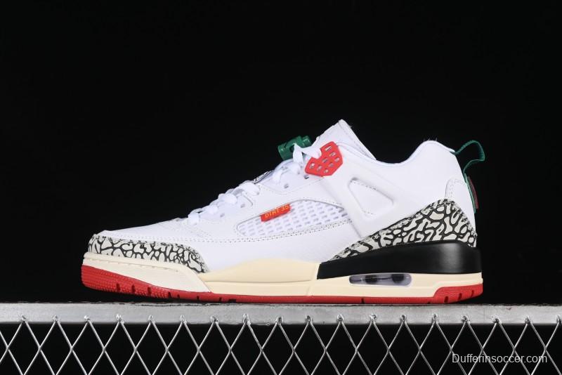 Nike Jordan Spizike Low AJ Retro Sneakers with Elephant Print and Multi-Element Design - 315371-125