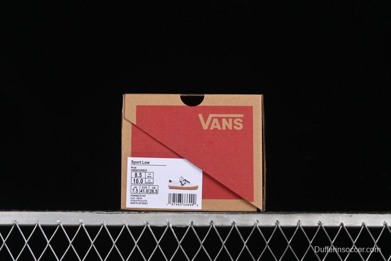 Vans Vault Og Sport Low Retro Canvas Vulcanized Sneakers - VN000CQRBO5