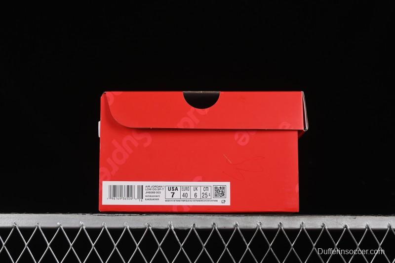 Nike Travis Scott x Fragment Design x Air Jordan 1 Low OG SP AJ1 Supreme Collaboration - JH6089-003