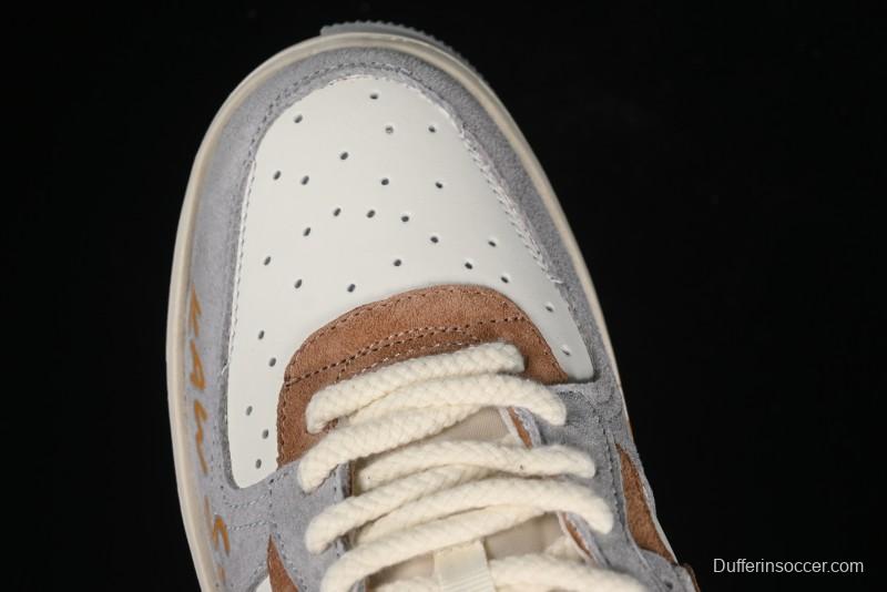 Nike Kaws x Air Force 1 '07 Low Custom Casual Sneakers - CW6688-806