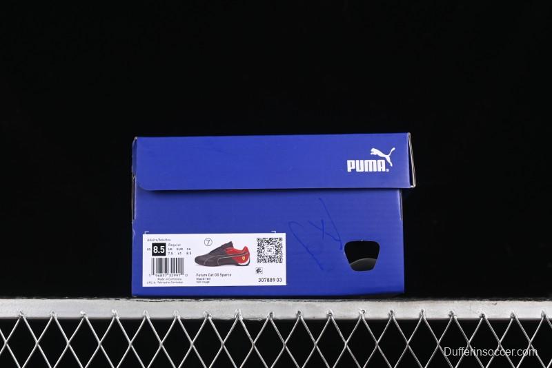 Puma Sparco Future Round Toe Lace-Up Low-Top Lifestyle Casual Shoes in Leather and Fabric - 307889-03