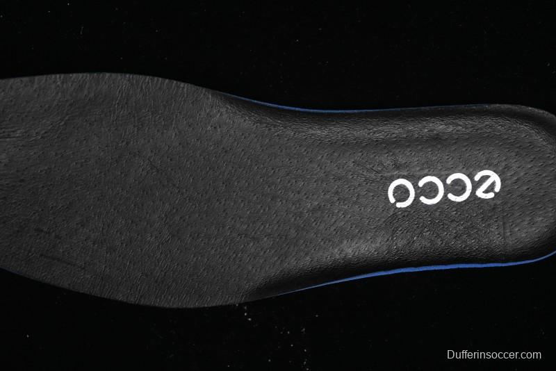 Ecco Block Brogue Business Derby Round Toe Genuine Leather Dress Shoes - 63667201001