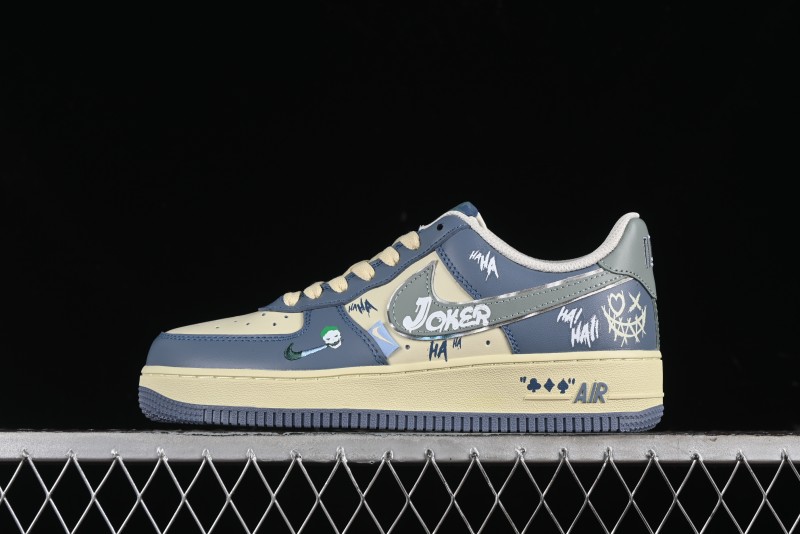 Nike Air Force 1 Low "Ghost Fire Clown" Halloween Themed Casual Sneakers - XL2321-333
