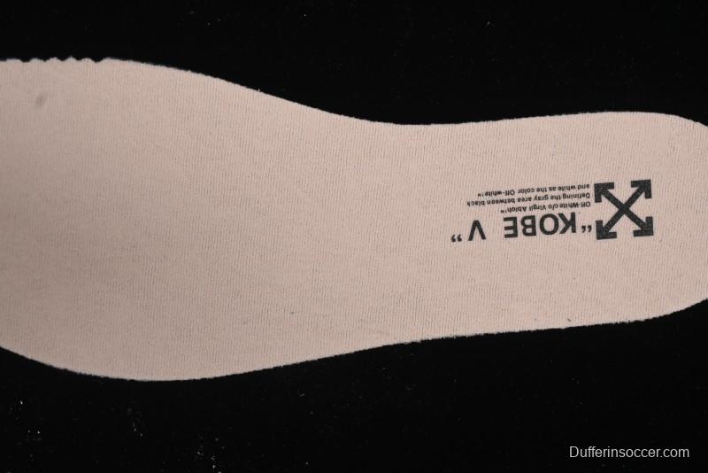 Nike Off-White x Zoom Kobe 5 Professional Basketball Shoes - DB4796-101