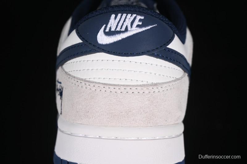 Nike SB Dunk Low Stussy Anniversary Edition Custom Low-Top Casual Skate Shoes - KK1888-003