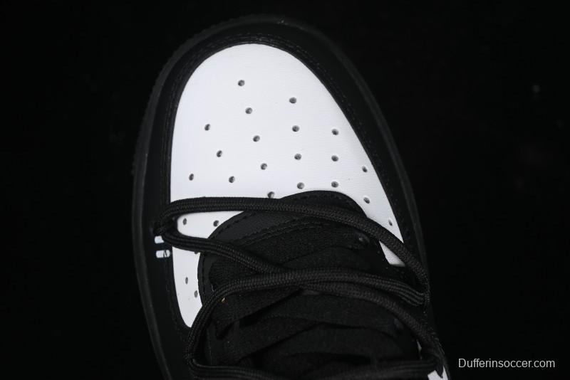 Nike Air Force 1 '07 Low Retro Street Spray White Peach Bubble Casual Sneakers - ZH0316-038