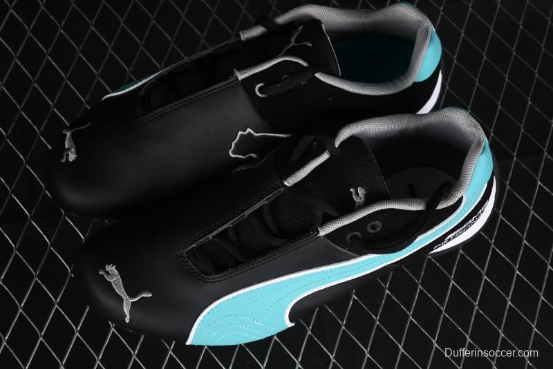 Puma Sparco Future Round Toe Lace-Up Leather Fabric Low-Top Lifestyle Casual Shoes - 308155-01