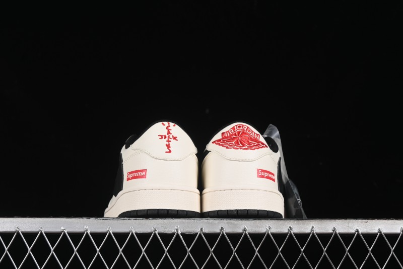 Nike Travis Scott x Fragment Design x Air Jordan 1 Low OG SP AJ1 Supreme Collaboration - LJ5188-023