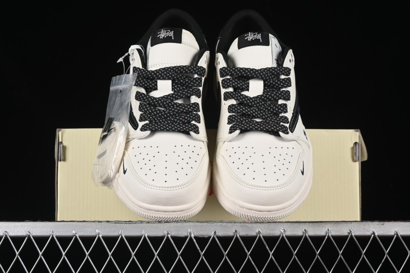 Nike Air Jordan 1 Low OG SP Travis Scott x Fragment Design Collaboration Sneakers - SJ2068-129