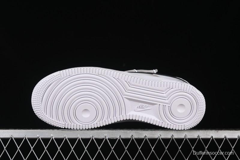 Nike Air Force 1 '07 Low Retro Street Spray Paint Anime Theme Maillard Style Casual Sneakers with Strap - ZH0316-039