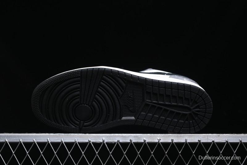 Nike Air Jordan 1 Low Stussy Collaboration Pig Grey Black Swoosh Custom Retro Basketball Shoes - SJ9950-029