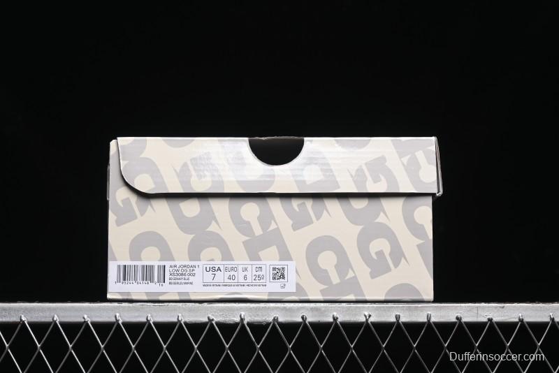 Nike Travis Scott x Fragment Design x Air Jordan 1 Low OG SP AJ1 Low Top Casual Sneakers - XS3086-002