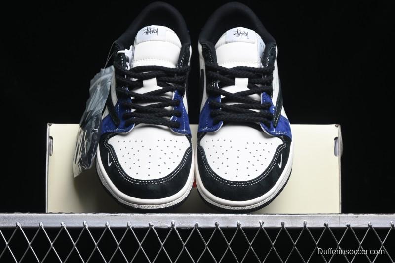 Nike Travis Scott x Fragment Design x Air Jordan 1 Low OG SP AJ1 Low Top Casual Sneakers - SJ2068-126