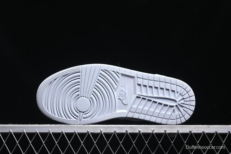 Nike Air Jordan 1 Low AJ1 Navy Blue Silk Casual Sneakers - FZ8778-044