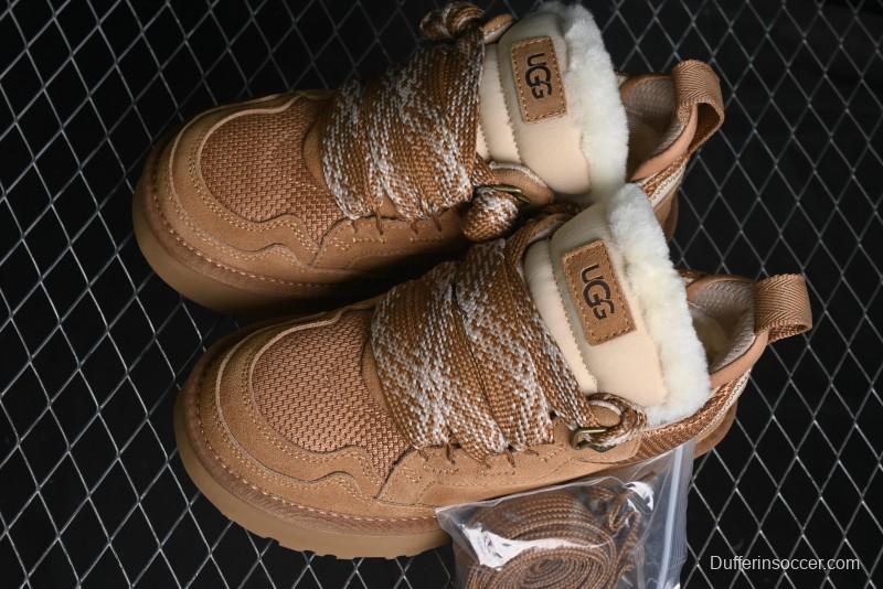 UGG Classic Ultra Mini Mel Dual Color Lace-Up Low-Top Casual Shoes - 1144032