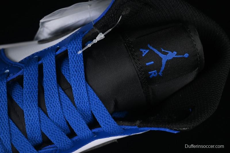 Nike Air Jordan 1 Mid AJ1 Basketball Shoes White Blue - DQ8423-402