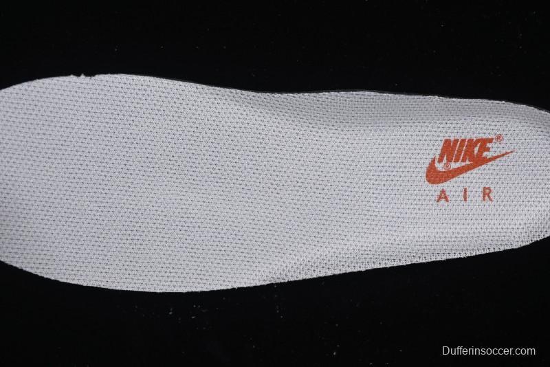 Nike Air Force 1 '07 Low Stussy Collaboration - Grey Brown Flyknit Low-Top Casual Sneakers - KK1988-025