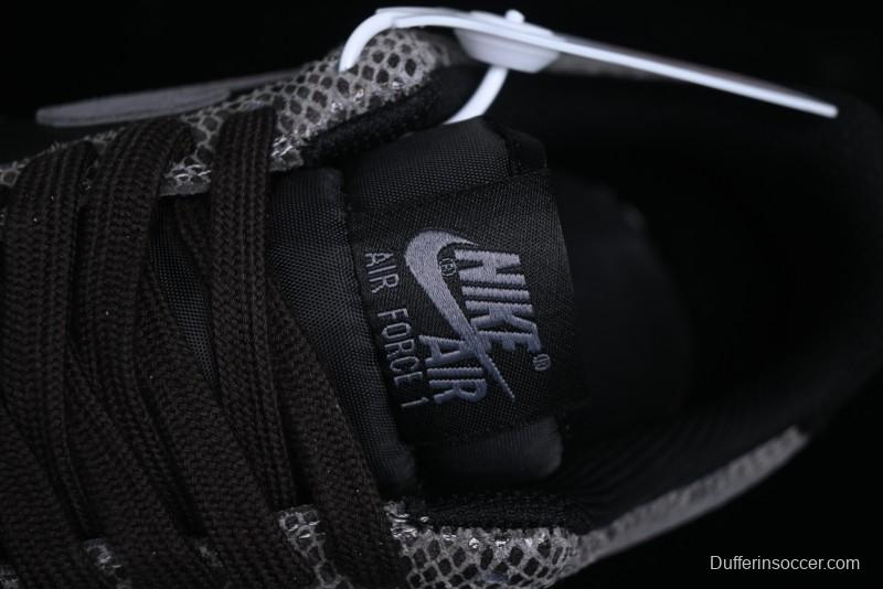 Nike Air Force 1 '07 Low Snake Year Themed Low-Top Casual Sneakers - HF2898-001