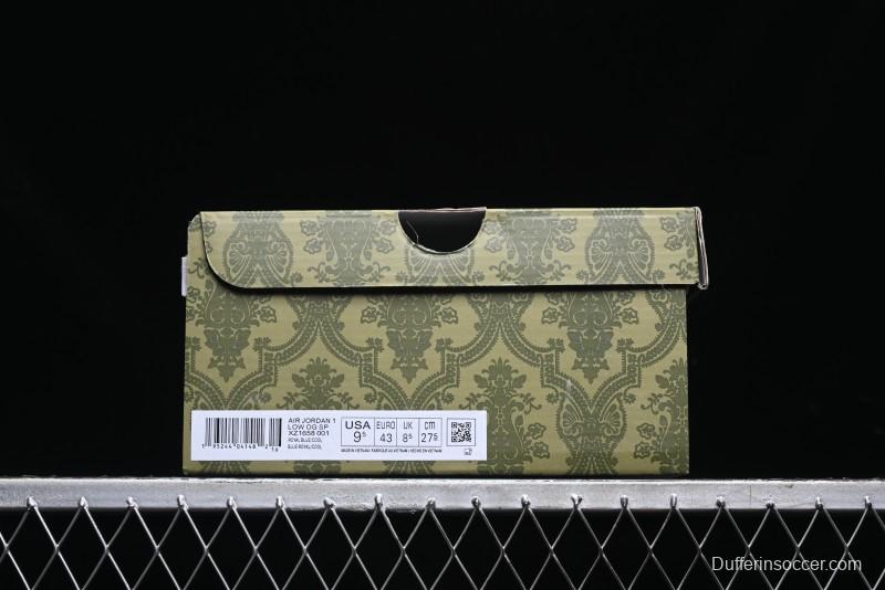 Nike Travis Scott x Fragment Design x Air Jordan 1 Low OG SP AJ1 Retro Sneakers - XZ1658-001