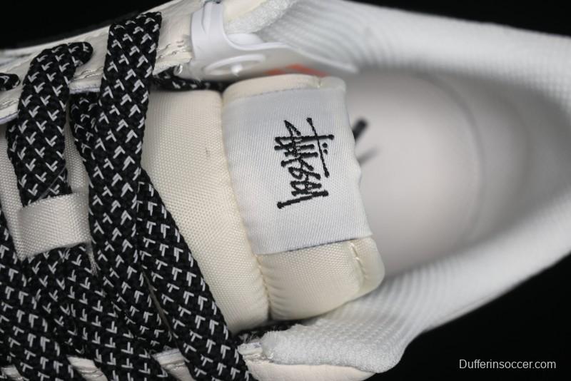 Nike Air Force 1 '07 Low Stussy Collaboration - Black Sail Metallic Silver - XZ3328-506