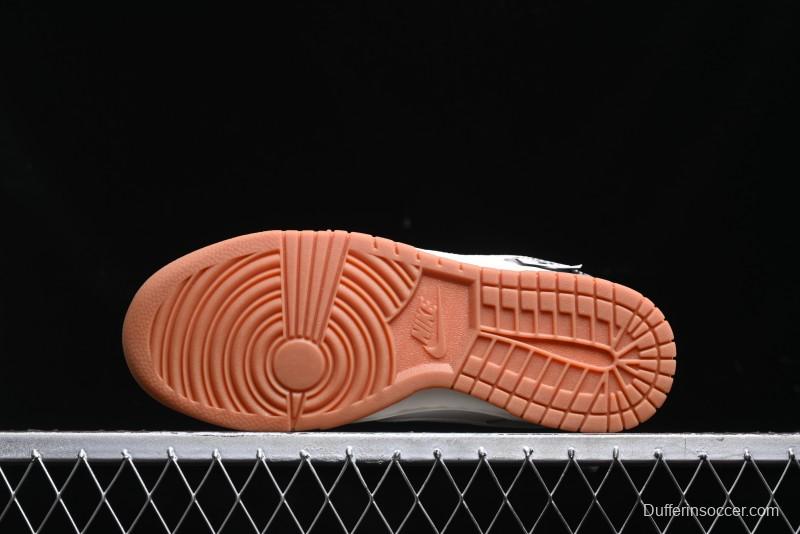 Nike SB Dunk Low Stussy Collaboration - Patchwork Black White Swoosh Anniversary Custom Low-Top Skate Shoes - DM6868-003