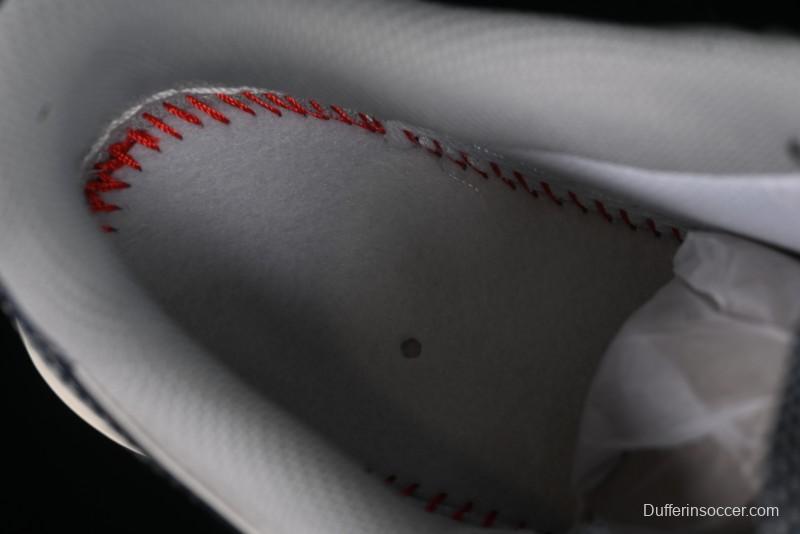 Nike Air Force 1 '07 Low Stussy Collaboration - Grey Pigskin Blue Sole Low-Top Casual Sneakers - SJ6698-005