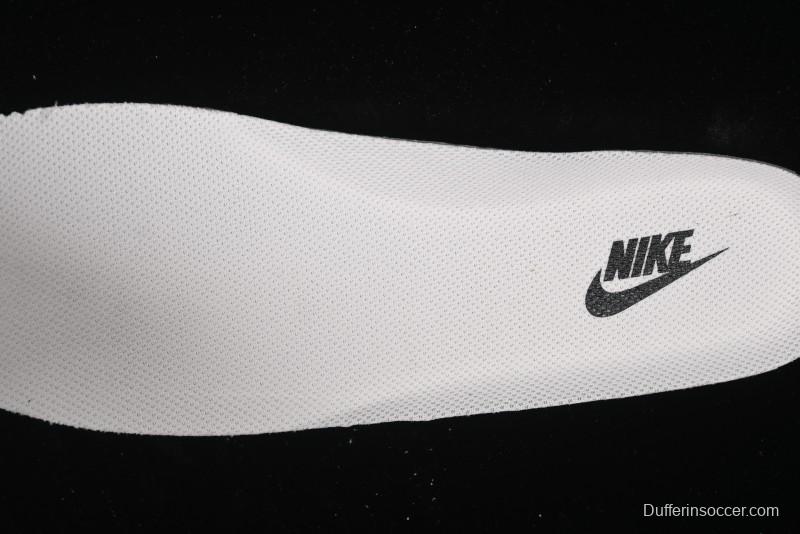 Nike Air Force 1 '07 Low Stussy Collaboration - Black Woven Label Low-Top Casual Sneakers - SJ6698-011