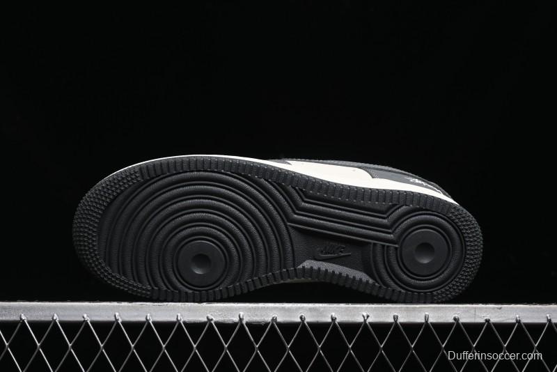 Nike Air Force 1 '07 Low Stussy Collaboration - Light Bone Shadow Low-Top Casual Sneakers - DF0180-008