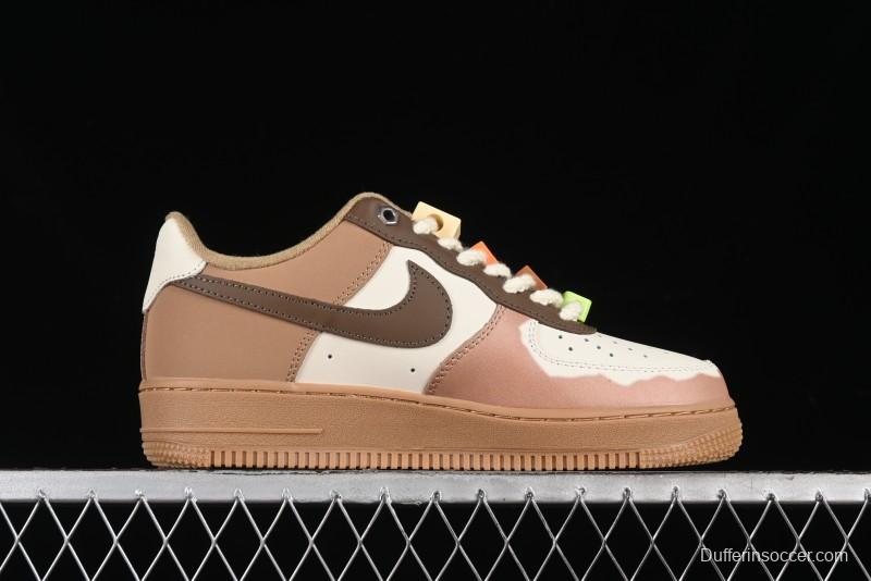 Nike Air Force 1 '07 Low Maillard Bear Casual Sneakers - CJ9297-999