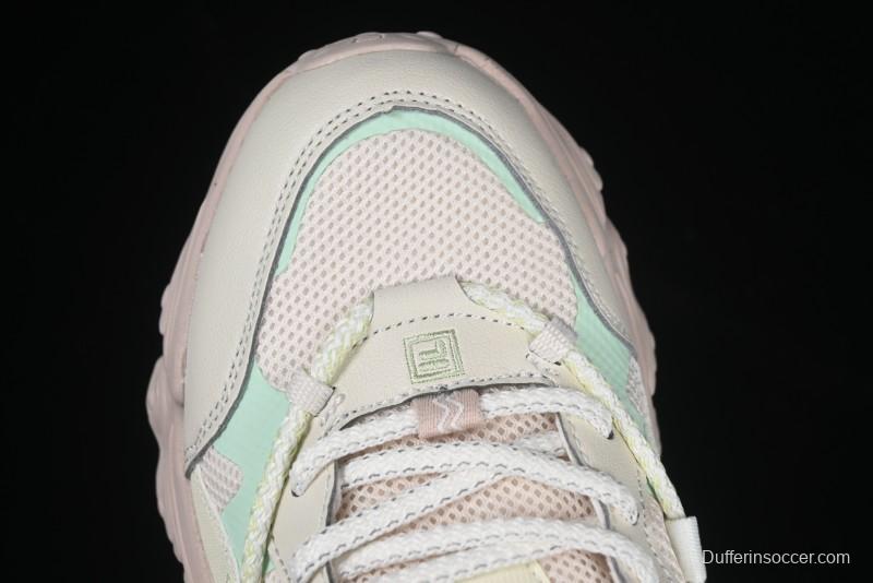 Fila Fusion Retro Mars Running Shoes with Lace-Up Design - F12W432101FAP