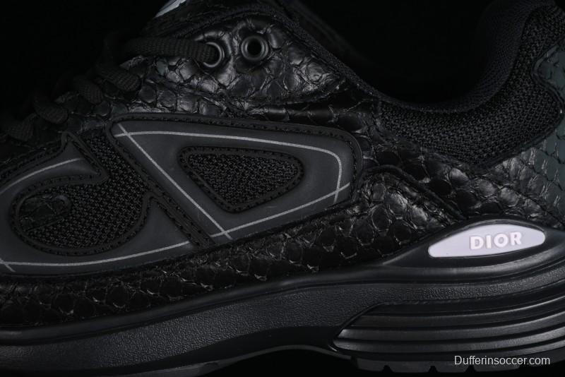 Dior B30 Sneakers with Reflective CD30 Logo and Lightweight Rubber Sole - CD30