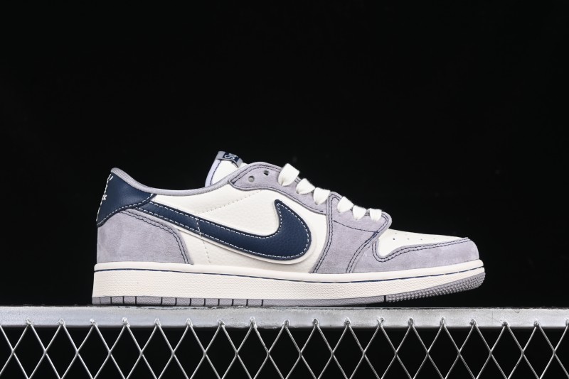 Nike Travis Scott x Fragment Design x Air Jordan 1 Low OG SP AJ1 Supreme Collaboration Sneakers - DM9288-006