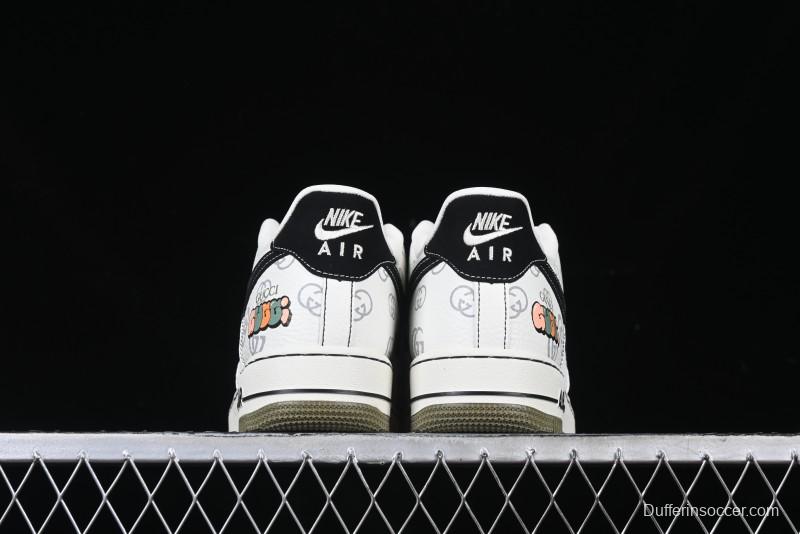 Nike Air Force 1 '07 Low Gucci Collaboration Classic Pattern Low-Top Casual Sneakers - CH6336-516
