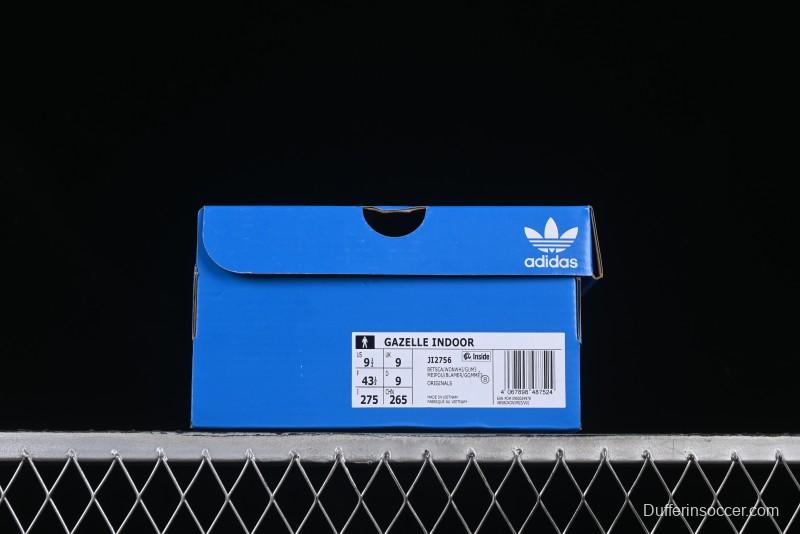 Adidas Originals Gazelle Indoor JI2756 Three Stripes Retro Casual Slip-Resistant Low-Top Sneakers - JI2756