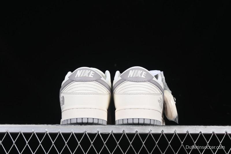 Nike SB Dunk Low The North Face Collaboration Anniversary High-End Custom Low-Top Casual Skate Shoes - BB7518-015
