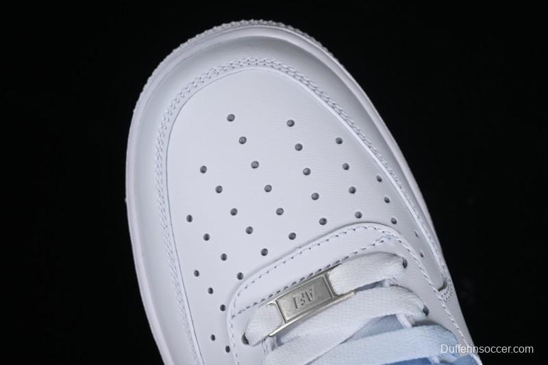 Nike Air Force 1 '07 Low Triple Color Gradient Minimalist Hand-Drawn Casual Sneakers - CW2288-951