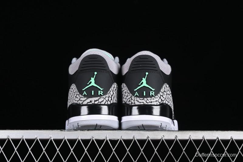 Nike Air Jordan 3 Retro Sneakers Green Glow - CT8532-031