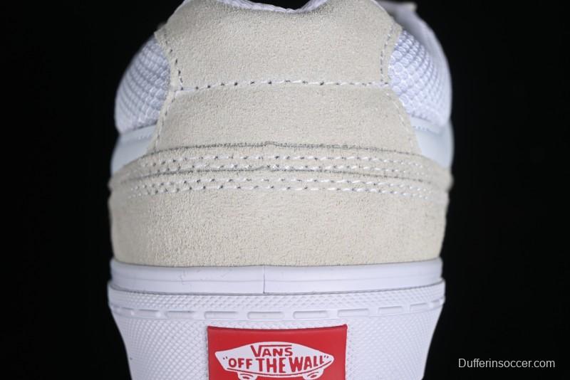 Vans Caldrone Chunky Retro Sneakers in White with Enhanced Cushioning - VN0007P9WHT