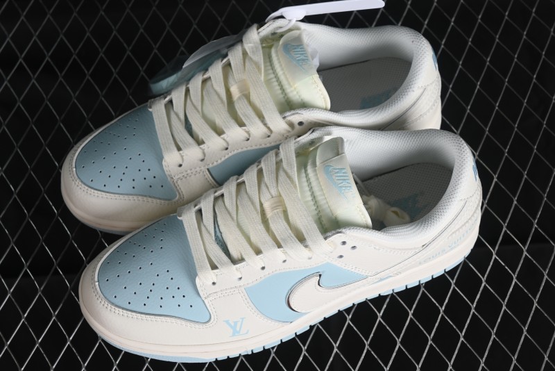 Nike SB Dunk Low LV Collaboration Anniversary Edition Premium Custom Low-Top Casual Sneakers - BB8766-209
