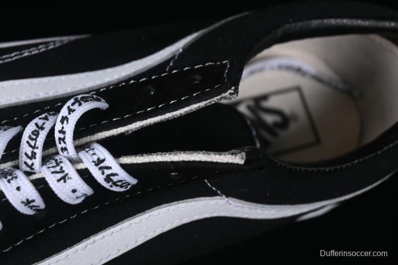 Vans Premium Old Skool Classic Black & White Low-Top Skate Shoes - VN000ZD4Y28