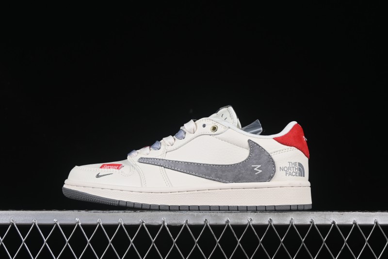 Nike Travis Scott x Fragment Design x Air Jordan 1 Low OG SP AJ1 Low Top Casual Sneakers - FC1688-212
