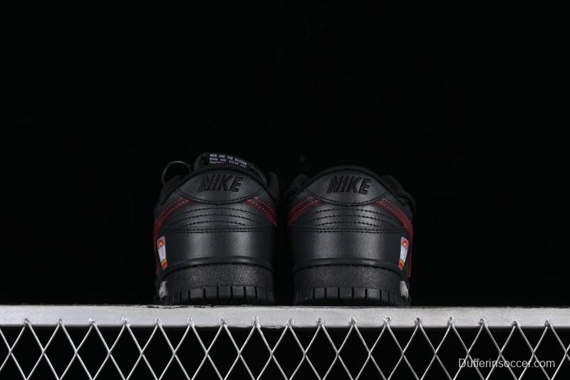 Nike Dunk Low Panda Prank Universe Exploration - Boundless Abyss Cool Black SB Strap Low Top Casual Skate Shoes - DV0831-002