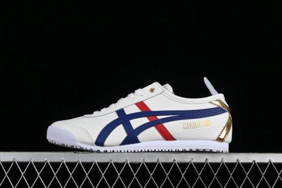 Onitsuka Tiger Mexico 66 Low-Top Leather Sneakers for Casual Running - D507L-0152