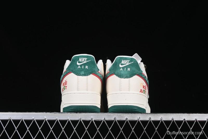 Nike Air Force 1'07 Low Just Collaboration - Christmas Tree Low-Top Casual Sneakers - DF0188-034